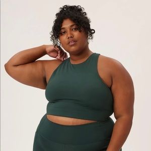 NWT girlfriend collective Moss Dylan Tank Bra